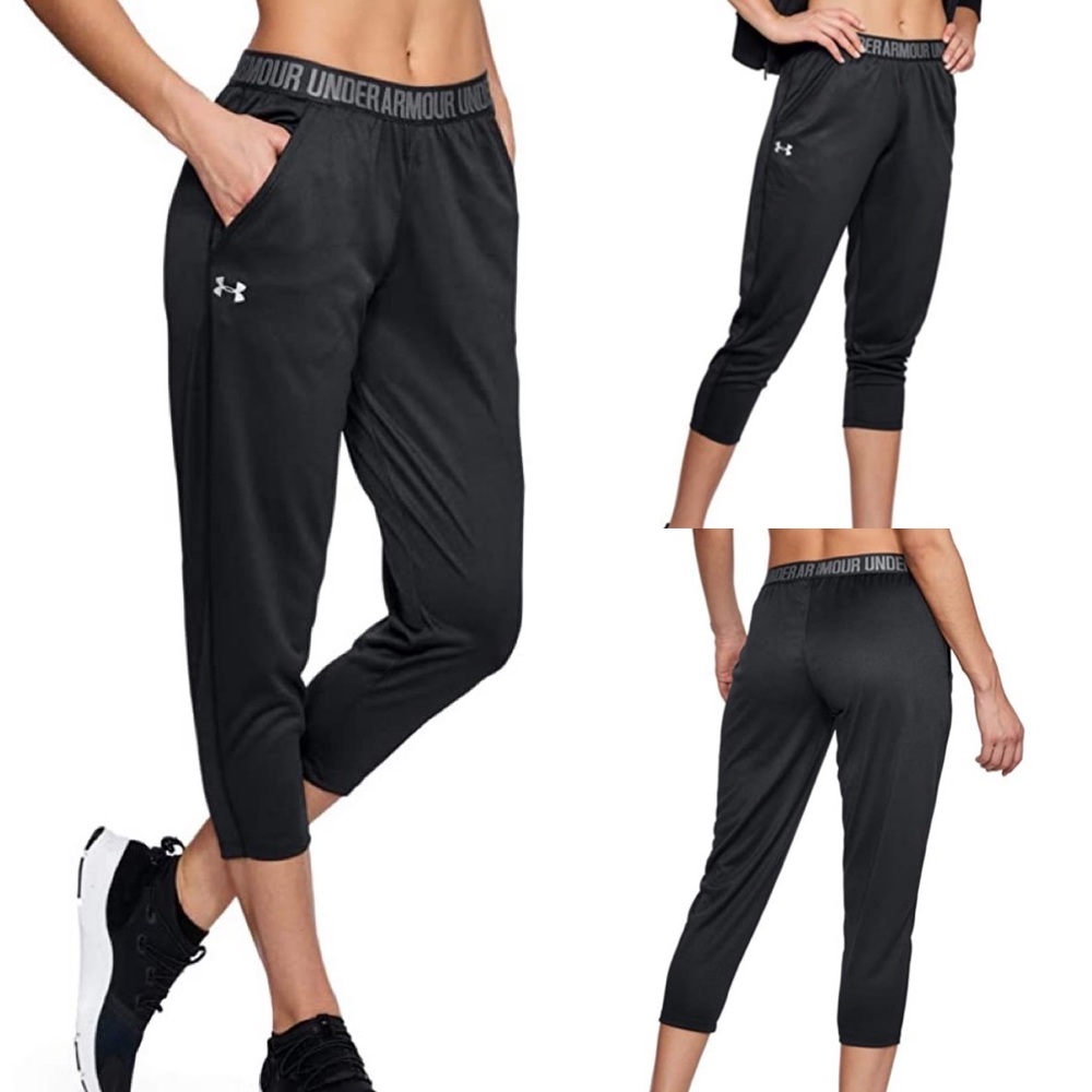 Under Armour Play Up Capri-Solid Black